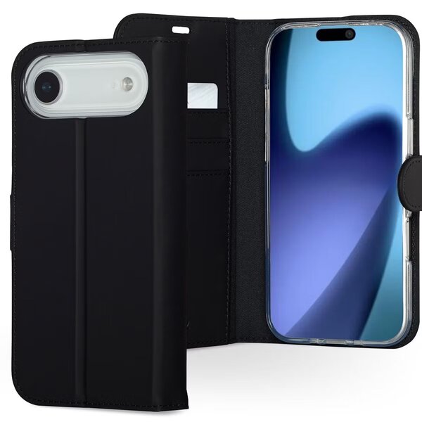 Accezz - Wallet Softcase Bookcase voor Apple iPhone Air - Black