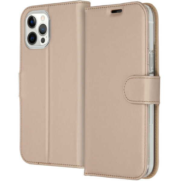 Accezz - Wallet Softcase Bookcase voor Apple iPhone 12 Pro Max - Gold