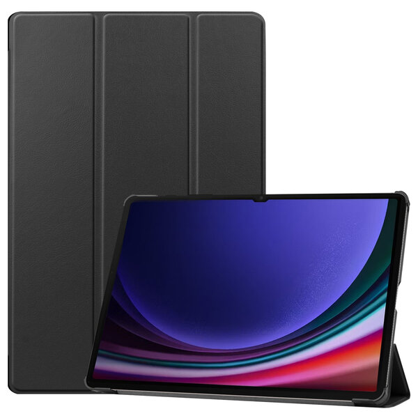 Accezz - Trifold Bookcase voor Samsung Galaxy Tab S10 Plus / Tab S9 Plus - Black