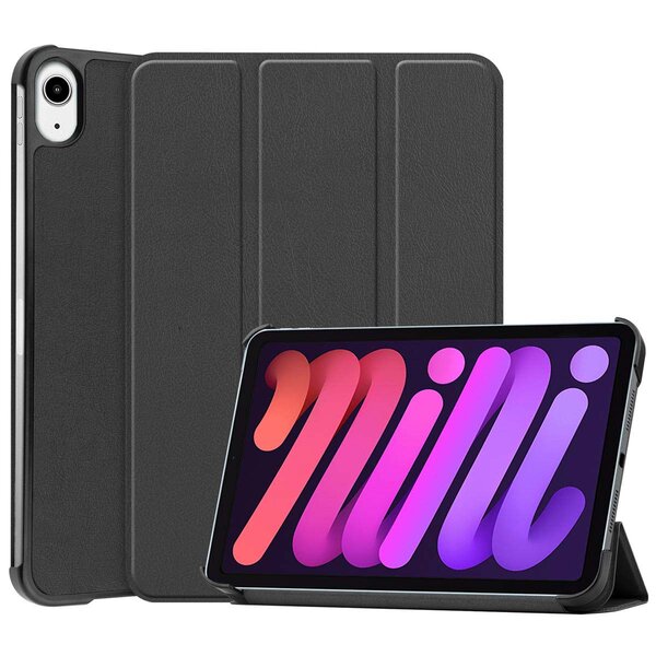 Accezz - Trifold Bookcase voor Apple iPad Mini 7 (2024) / iPad Mini 6 (2021) - Black