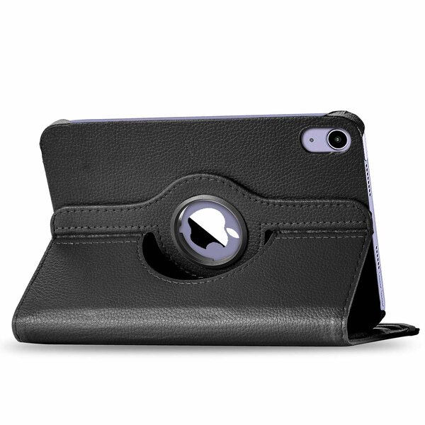 Accezz - 360&deg; draaibare Bookcase voor Apple iPad 11 (2025) 11 inch A16 / iPad 10 (2022) 10.9 inch - Black