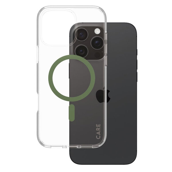 CARE by PanzerGlass - Urban Combat Case MagSafe voor Apple iPhone 16 Pro Max - Green