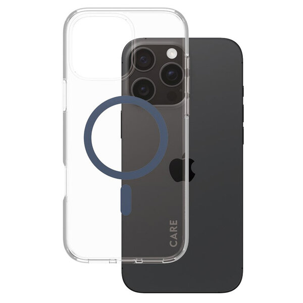 CARE by PanzerGlass - Urban Combat Case MagSafe voor Apple iPhone 16 Pro Max - Blue