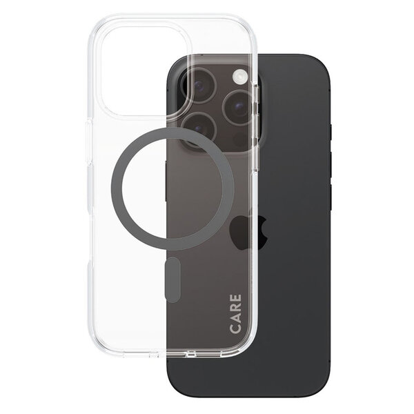 CARE by PanzerGlass - Urban Combat Case MagSafe voor Apple iPhone 16 Pro - Black