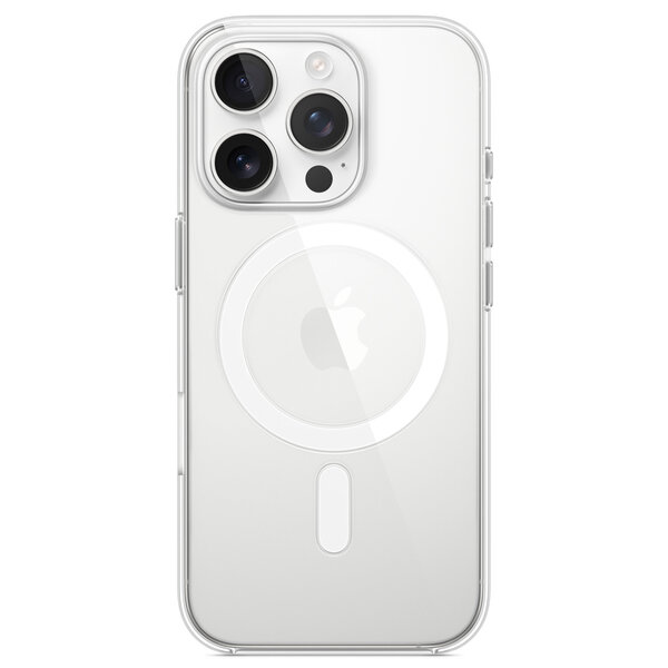 Apple - Clearcase MagSafe voor Apple iPhone 16 Pro - Transparent