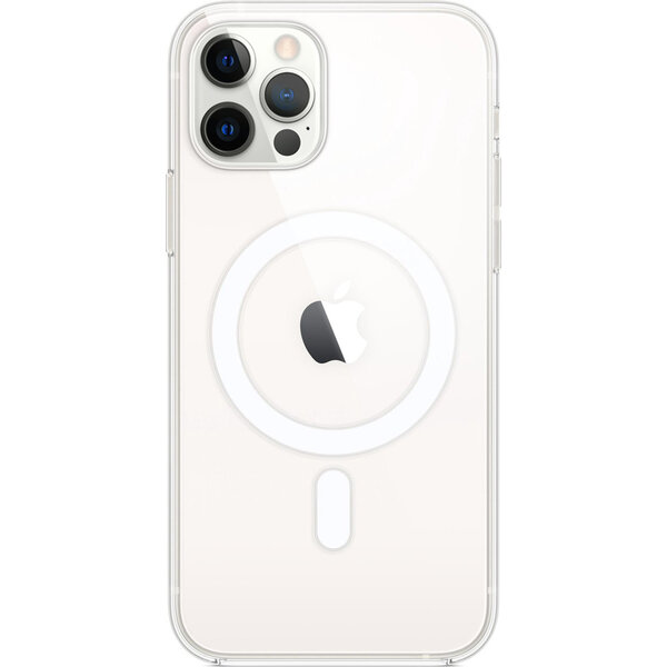 Apple - Clearcase MagSafe voor Apple iPhone 12 (Pro) - Transparent