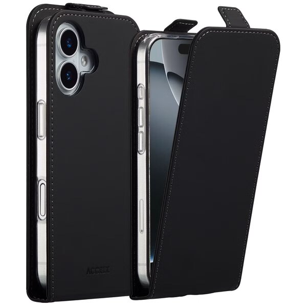 Accezz - Flipcase voor Apple iPhone 17 - Black