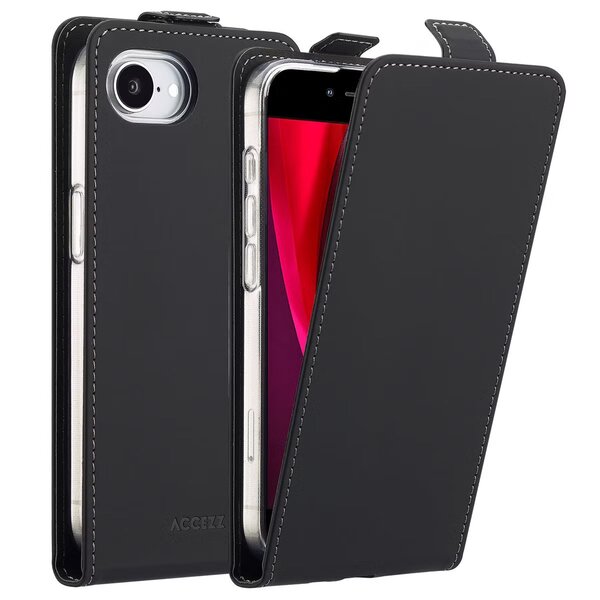 Accezz - Flipcase voor Apple iPhone 16e - Black