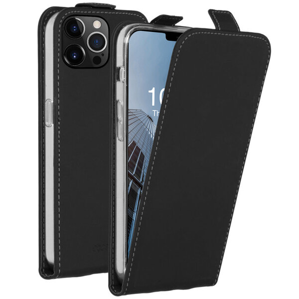 Accezz - Flipcase voor Apple iPhone 13 Pro - Black