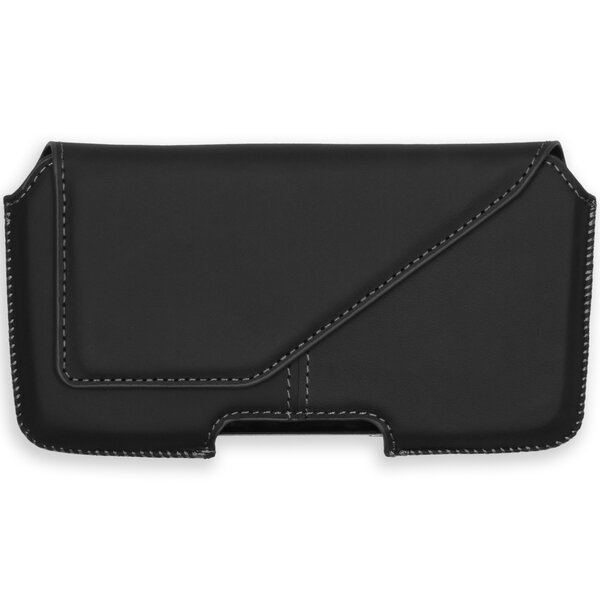 Accezz - Echt lederen broekriemhoes - Maat L - Black