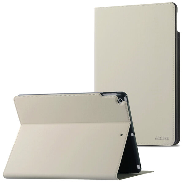 Accezz - Classic Case voor Apple iPad 9 (2021) 10.2 inch / iPad 8 (2020) 10.2 inch / iPad 7 (2019) 10.2 inch - Greige