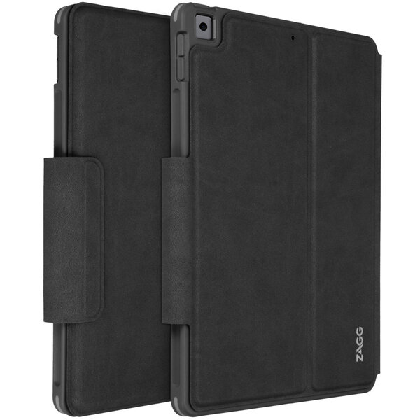 ZAGG - Pro Keys Keyboard Bookcase voor iPad 9 (2021) 10.2 inch / iPad 8 (2020) 10.2 inch / iPad 7 (2019) 10.2 inch - Grey