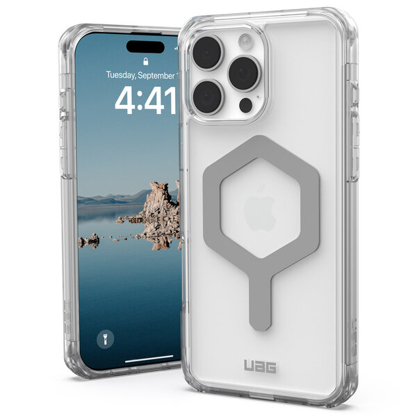 UAG - Plyo Backcover MagSafe voor Apple iPhone 16 Pro Max - Ice Silver