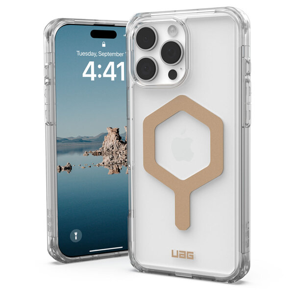 UAG - Plyo Backcover MagSafe voor Apple iPhone 16 Pro Max - Ice Gold