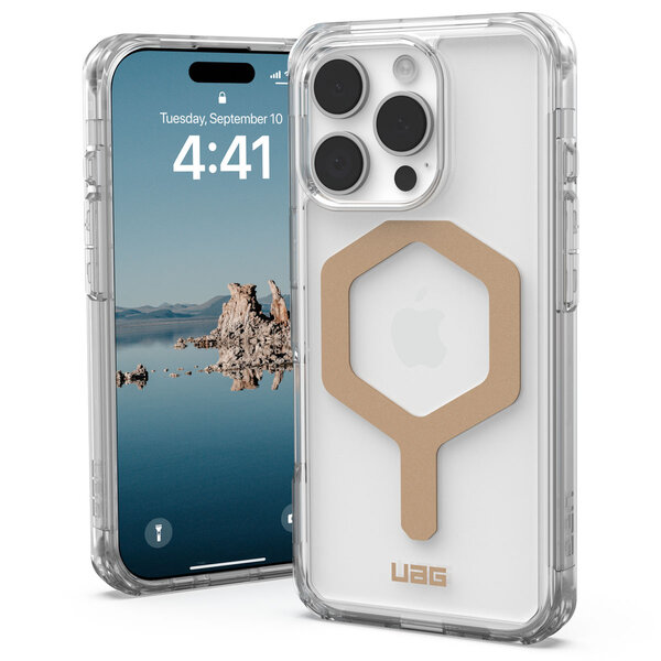 UAG - Plyo Backcover MagSafe voor Apple iPhone 16 Pro - Ice Gold