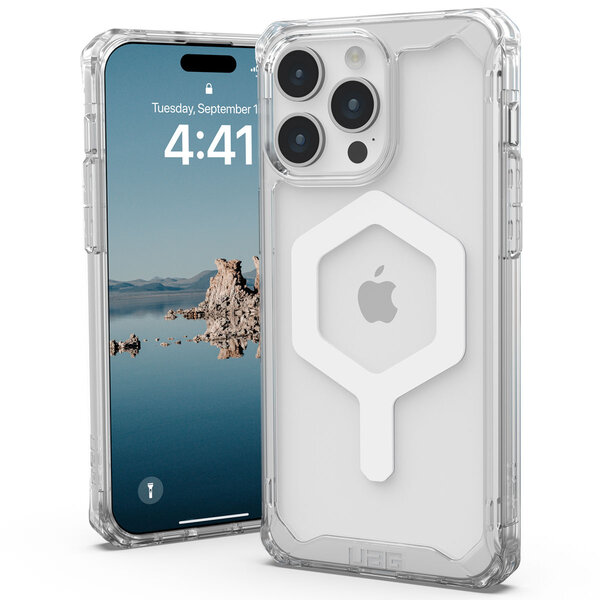 UAG - Plyo Backcover MagSafe voor Apple iPhone 15 Pro Max - Ice White