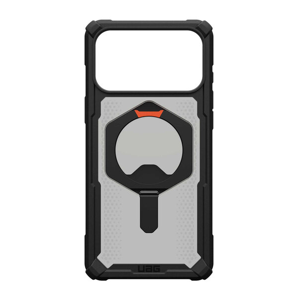 UAG - Plasma XTE Backcover MagSafe voor Apple iPhone 17 Pro Max - Black Pop Orange
