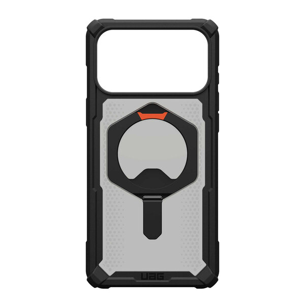 UAG - Plasma XTE Backcover MagSafe voor Apple iPhone 17 Pro - Black Pop Orange