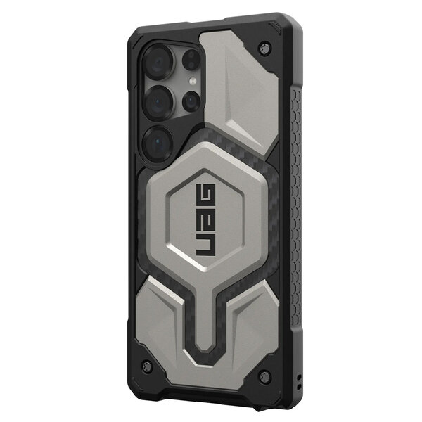 UAG - Monarch Pro Backcover voor Samsung Galaxy S25 Ultra - Titanium