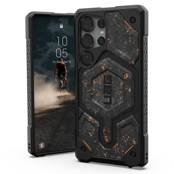 UAG - Monarch Pro Backcover voor Samsung Galaxy S25 Ultra - Forged Carbon
