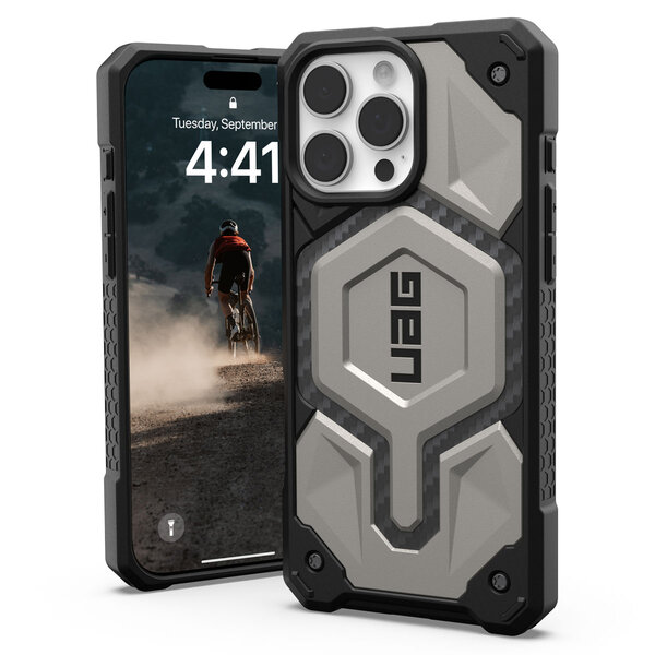 UAG - Monarch Pro Backcover voor Apple iPhone 16 Pro Max - Titanium