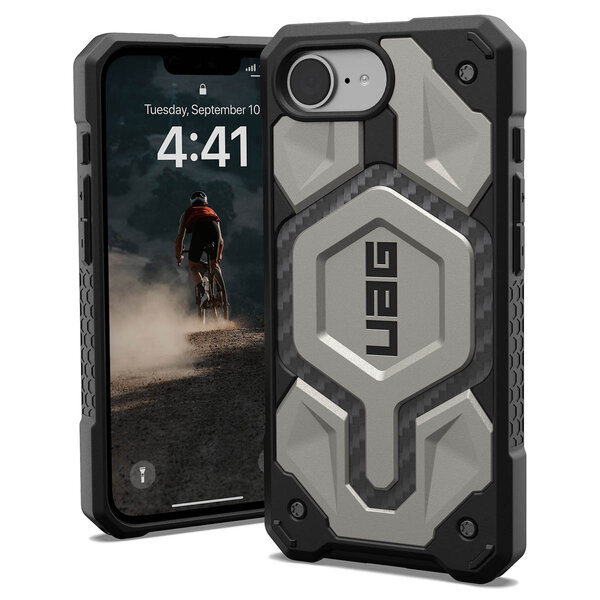 UAG - Monarch Backcover voor Apple iPhone 16e - Titanium