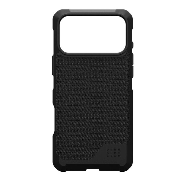 UAG - Metropolis LT MagSafe Backcover voor Apple iPhone 17 Pro - Kevlar Black