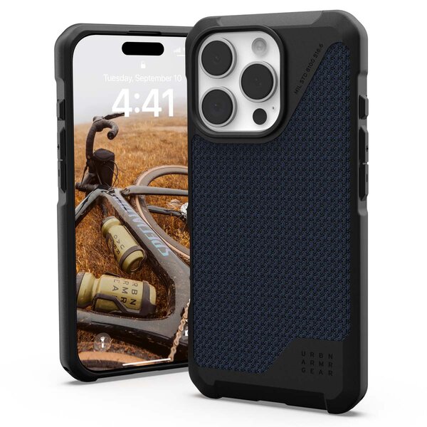 UAG - Metropolis LT MagSafe Backcover voor Apple iPhone 16 Pro - Kevlar Mallard