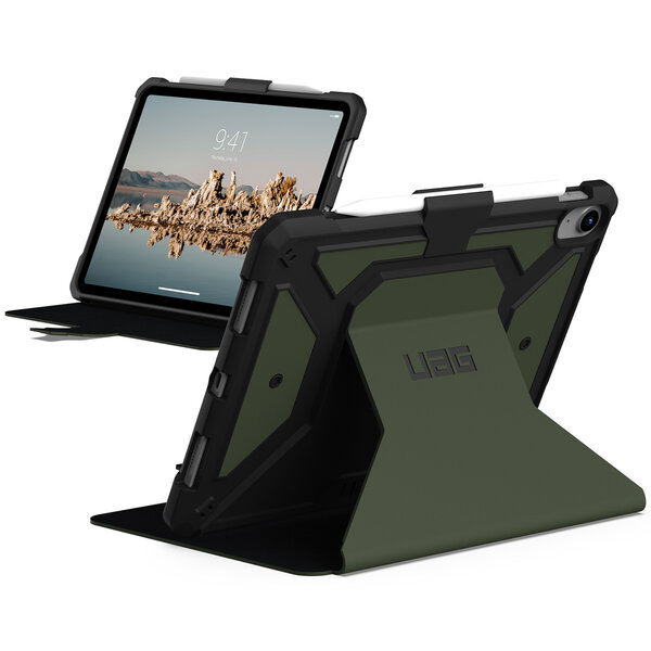 UAG - Metropolis Bookcase voor Apple iPad 11 (2025) 11 inch A16 / iPad 10 (2022) 10.9 inch - Green