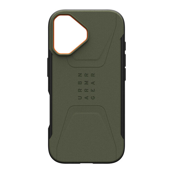 UAG - Civilian Backcover MagSafe voor Apple iPhone 17 - Olive Orange