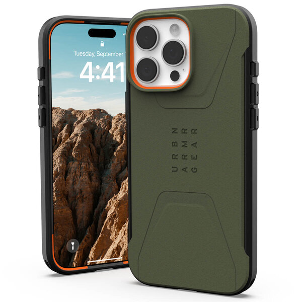 UAG - Civilian Backcover MagSafe voor Apple iPhone 16 Pro Max - Olive Drab