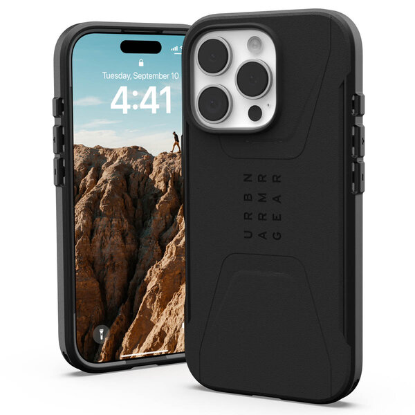 UAG - Civilian Backcover MagSafe voor Apple iPhone 16 Pro - Black