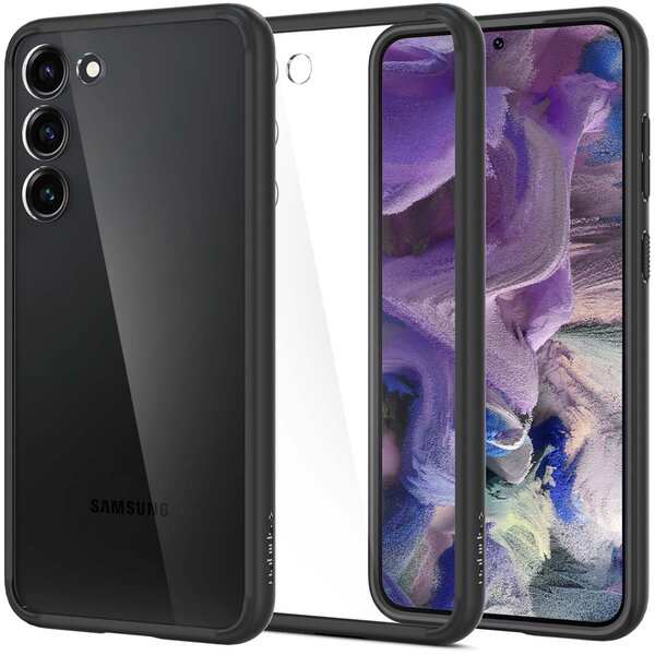 Spigen - Ultra Hybrid Backcover voor Samsung Galaxy S23 - Black