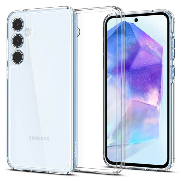 Spigen - Ultra Hybrid Backcover voor Samsung Galaxy A55 - Crystal Clear