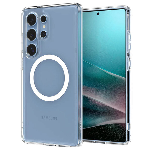 Spigen - Ultra Hybrid Backcover MagSafe voor Samsung Galaxy S25 Ultra - Transparent