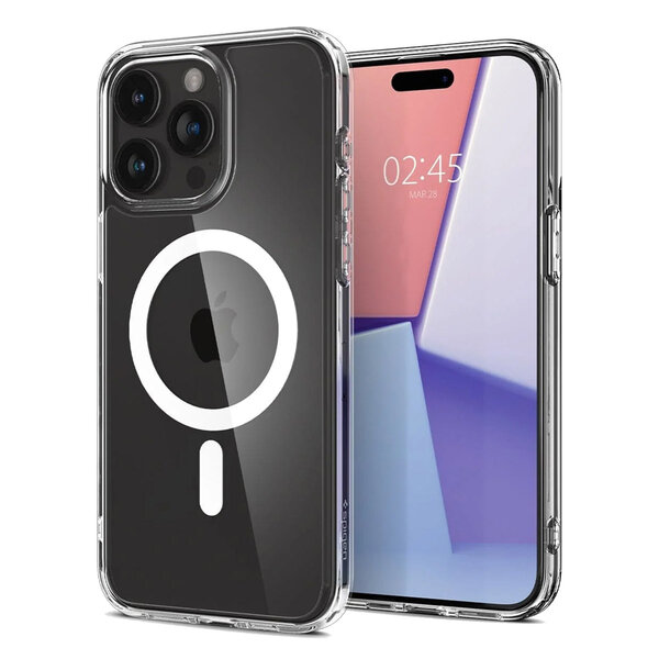 Spigen - Ultra Hybrid Backcover MagSafe voor Apple iPhone 15 Pro Max - White