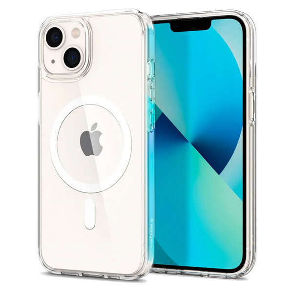 Spigen - Ultra Hybrid Backcover MagSafe voor Apple iPhone 13 - White