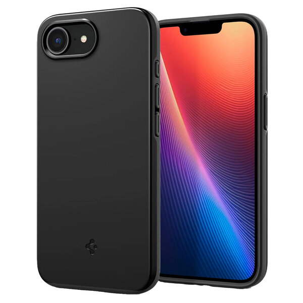 Spigen - Thin Fit Backcover MagSafe voor Apple iPhone 16e - Black