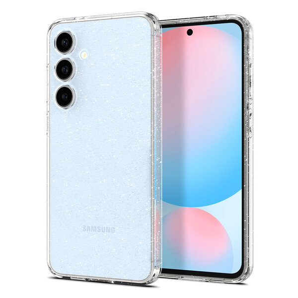 Spigen - Liquid Crystal Backcover voor Samsung Galaxy S24 FE - Crystal Quartz