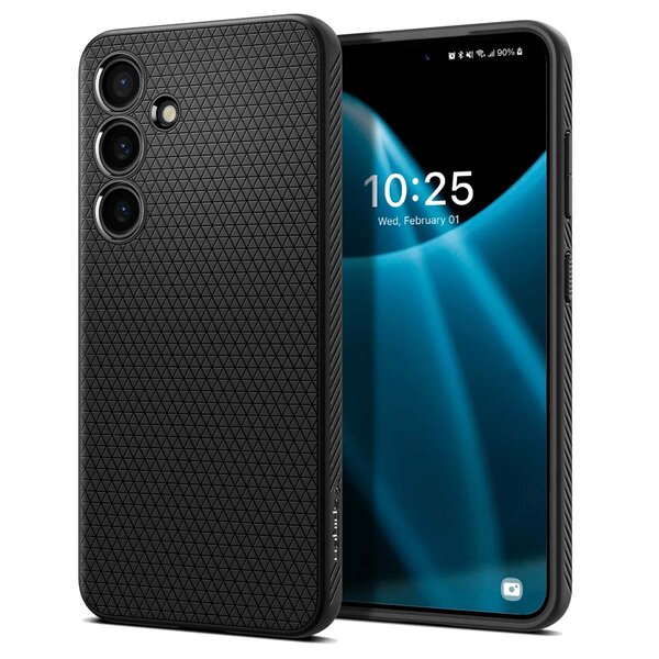 Spigen - Liquid Air Backcover voor Samsung Galaxy S24 - Matte Black