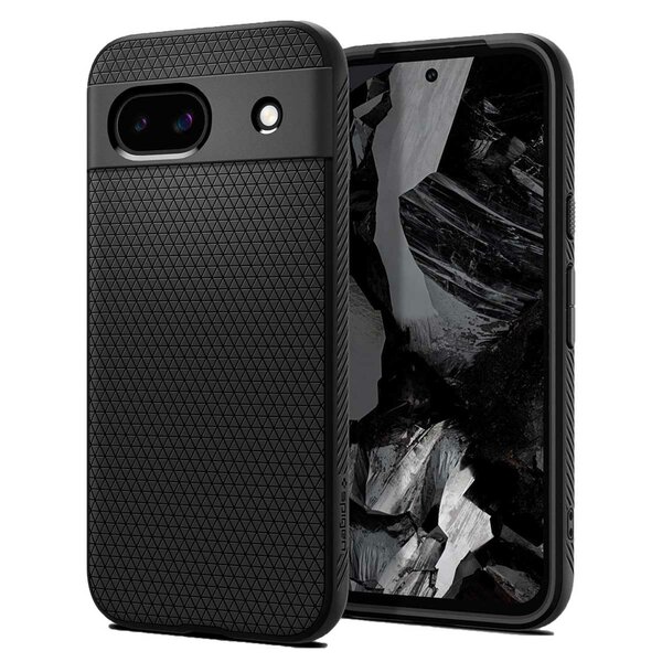 Spigen - Liquid Air Backcover voor Google Pixel 8a - Black