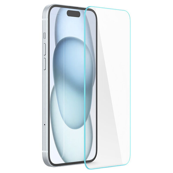 Spigen - GLAStR Slim Screenprotector voor Apple iPhone 16 Plus / 15 Plus - Transparent