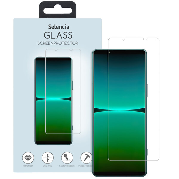 Selencia - Tempered Glass Screenprotector voor Sony Xperia 5 IV - Transparent