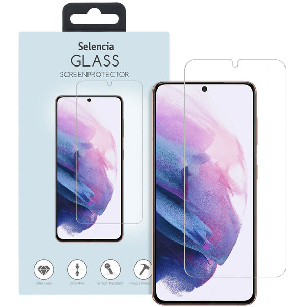 Selencia - Tempered Glass Screenprotector voor Samsung Galaxy S22 Plus / S23 Plus - Transparent
