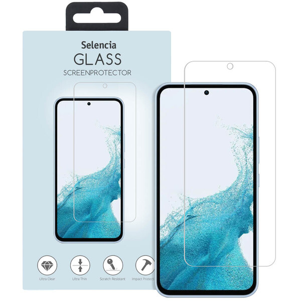 Selencia - Tempered Glass Screenprotector voor Samsung Galaxy A54 (5G) / S23 FE - Transparent