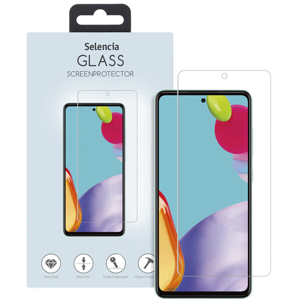 Selencia - Tempered Glass Screenprotector voor Samsung Galaxy A52(s) (5G/4G) / A53 - Transparent