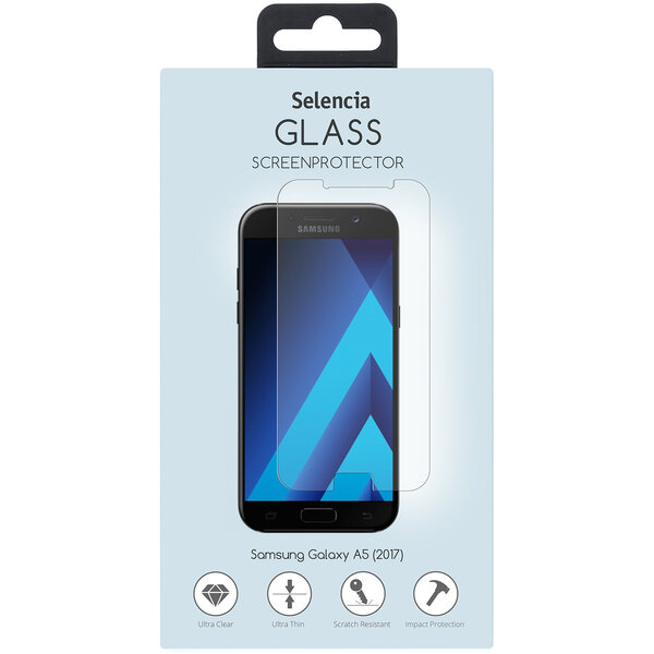 Selencia - Tempered Glass Screenprotector voor Samsung Galaxy A5 (2017) - Transparent