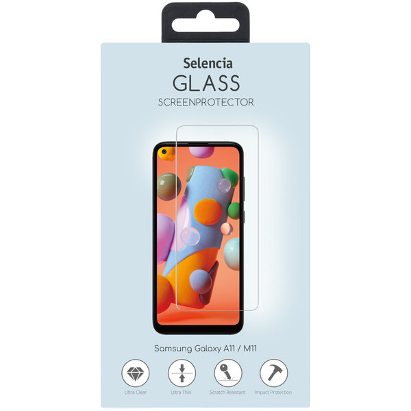 Selencia - Tempered Glass Screenprotector voor Samsung Galaxy A11 / M11 - Transparent