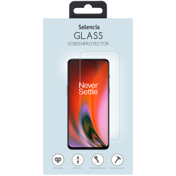 Selencia - Tempered Glass Screenprotector voor OnePlus Nord 2 - Transparent