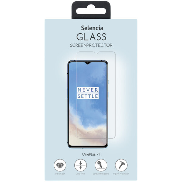 Selencia - Tempered Glass Screenprotector voor OnePlus 7T - Transparent
